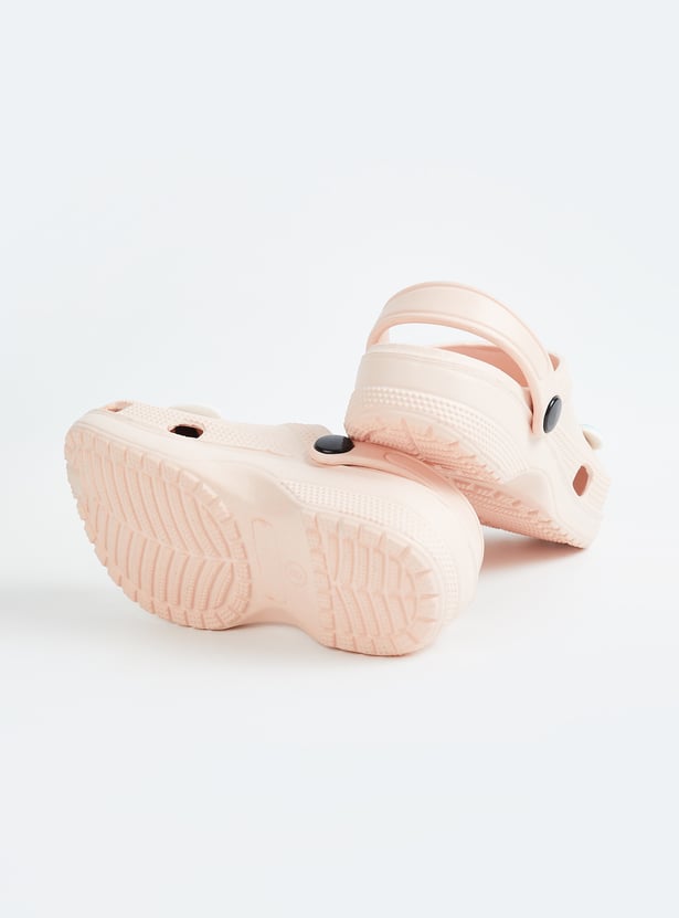 Girls Applique Clogs with Charms