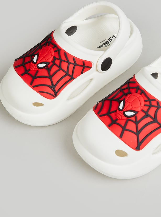 Boys Spider-Man Embossed Clogs