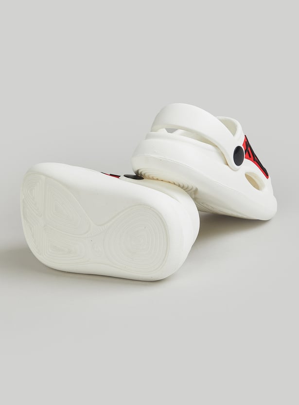 Boys Spider-Man Embossed Clogs