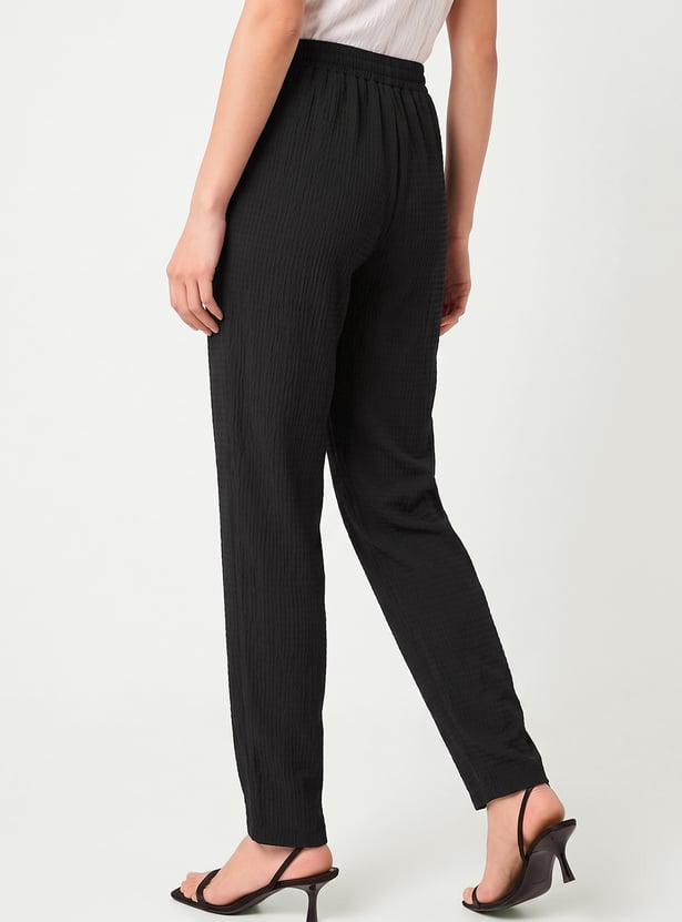 Women Solid Trousers