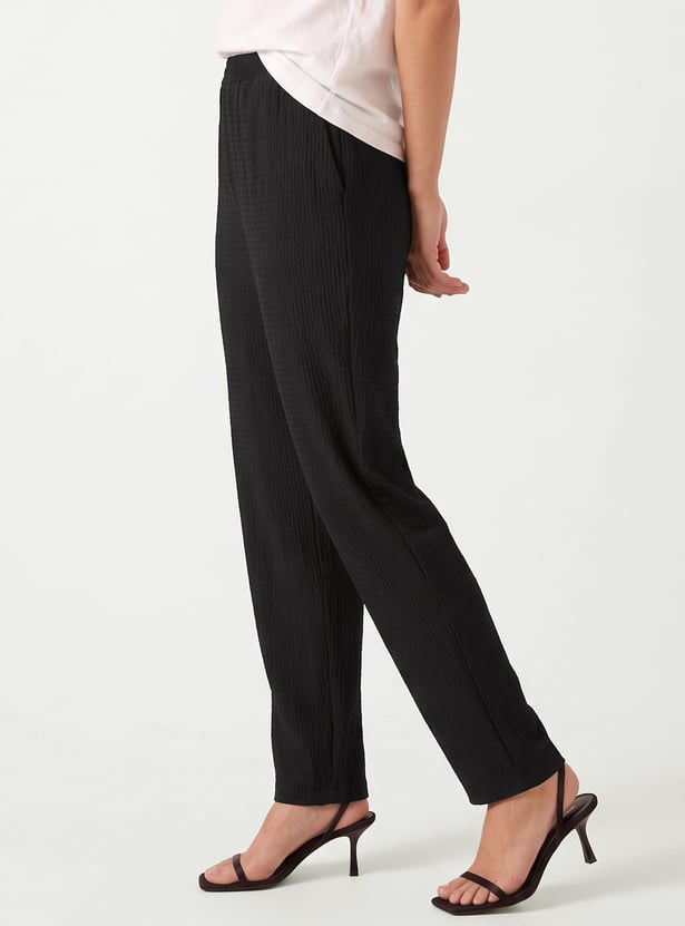 Women Solid Trousers