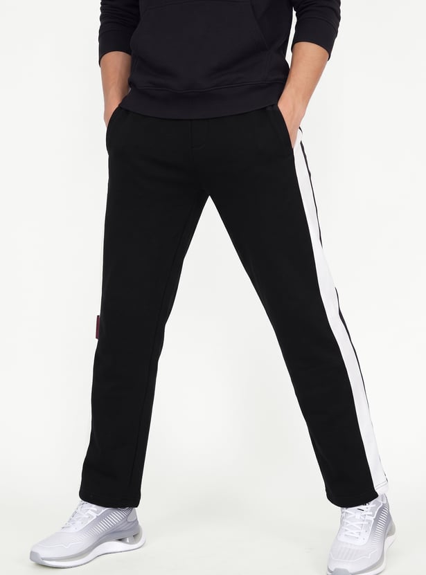 Men Colourblock Track Pants