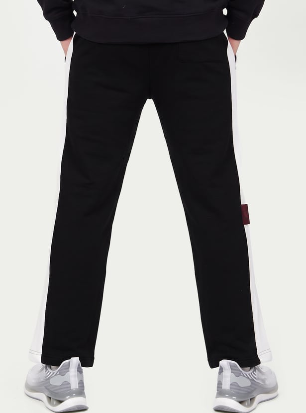 Men Colourblock Track Pants