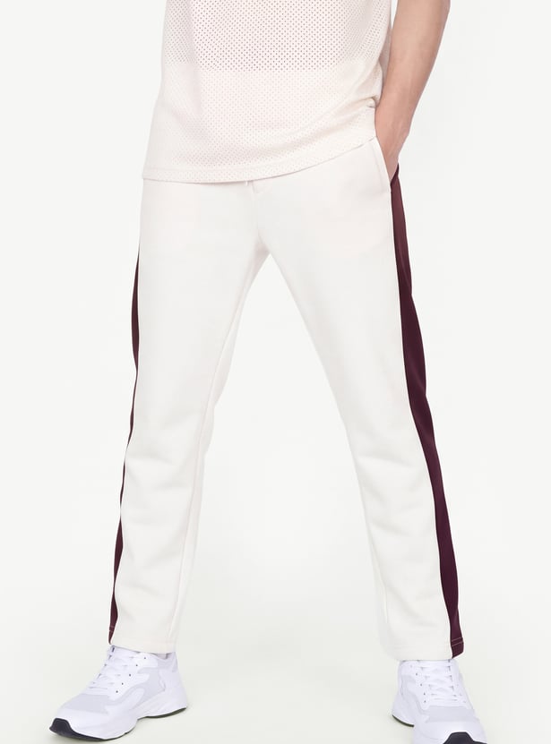 Men Colourblock Track Pants