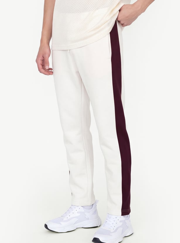 Men Colourblock Track Pants