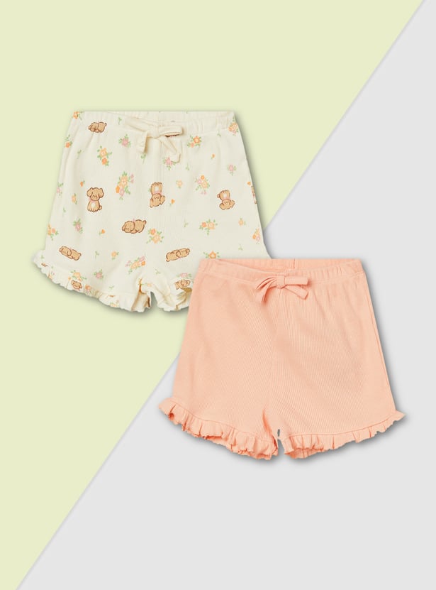 Girls Assorted Shorts - Pack of 2