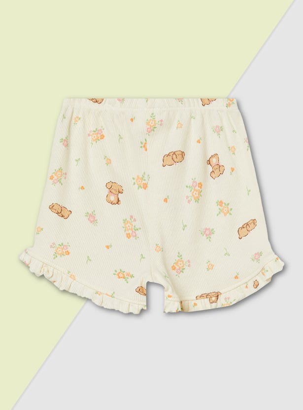 Girls Assorted Shorts - Pack of 2