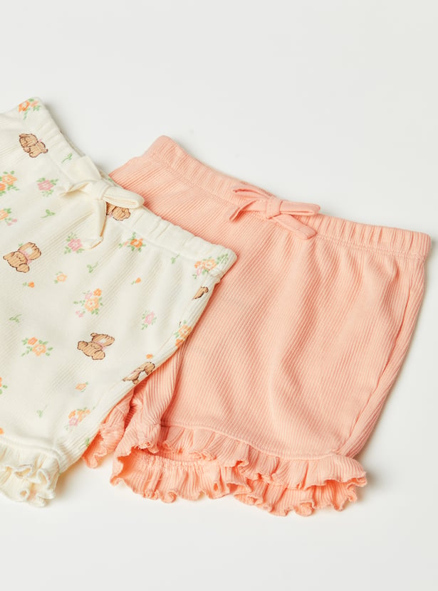 Girls Assorted Shorts - Pack of 2