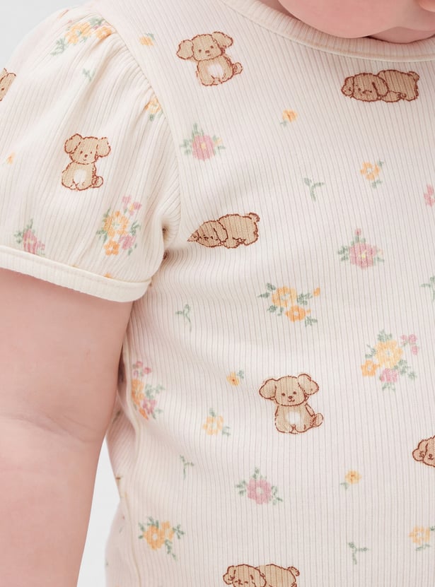 Girls Printed Tops - Pack of 2