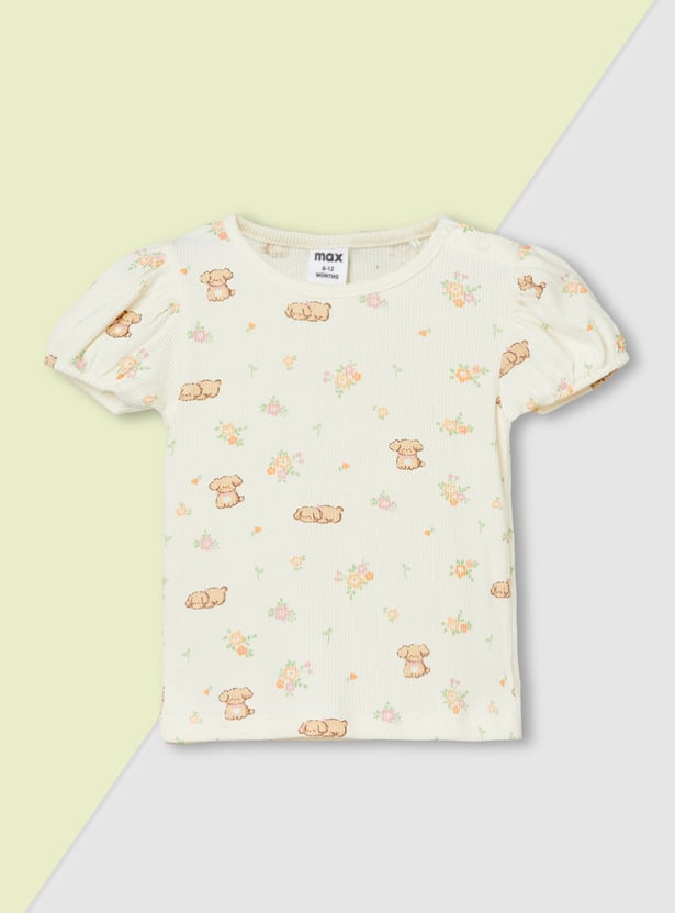 Girls Printed Tops - Pack of 2