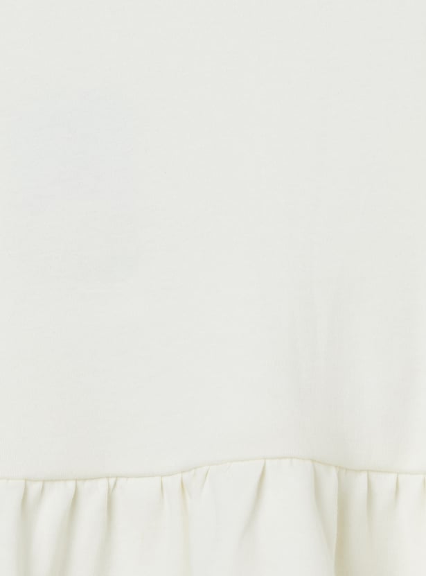 Girls Printed Top with Shorts Set