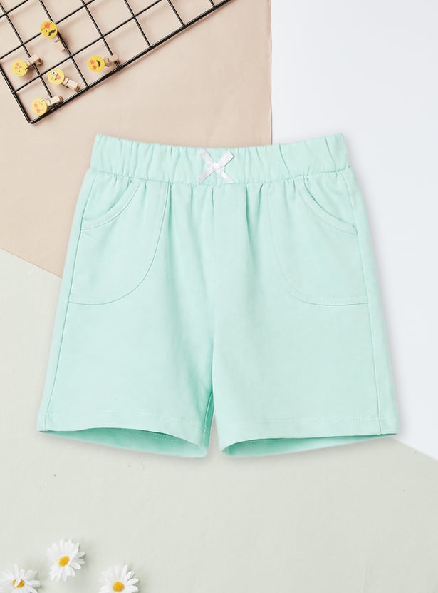 Girls Printed Top with Shorts Set