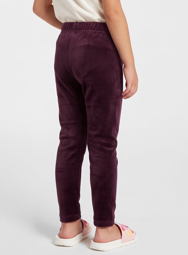 Girls Velour Leggings