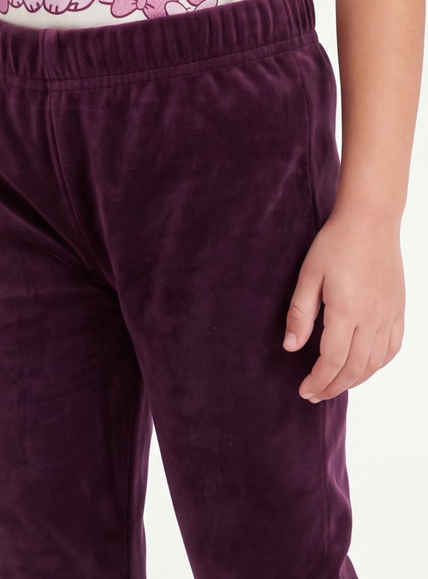 Girls Velour Leggings