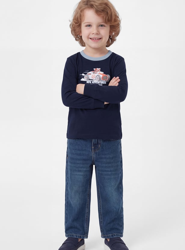 Boys Graphic Print T-shirt