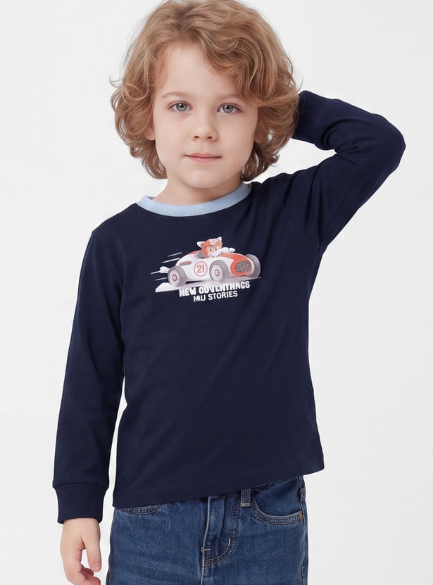 Boys Graphic Print T-shirt
