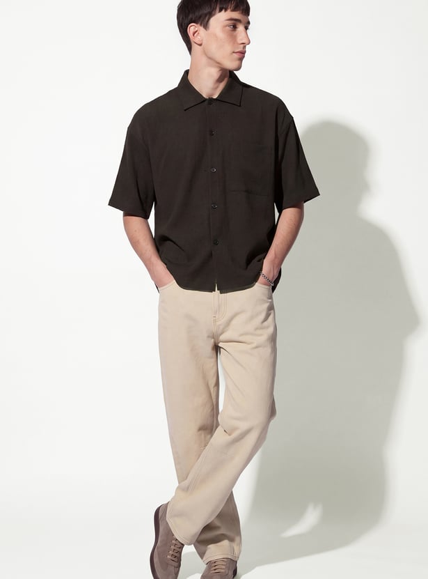 URB_N Men Solid Shirt
