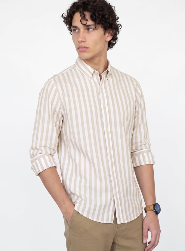 Men Striped Regular Fit Shirt