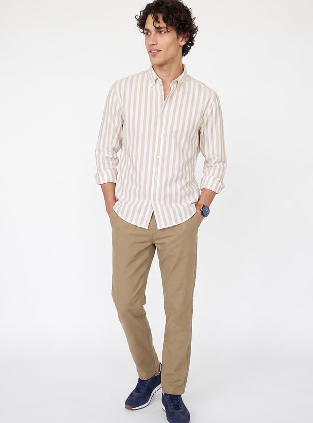 Men Striped Regular Fit Shirt