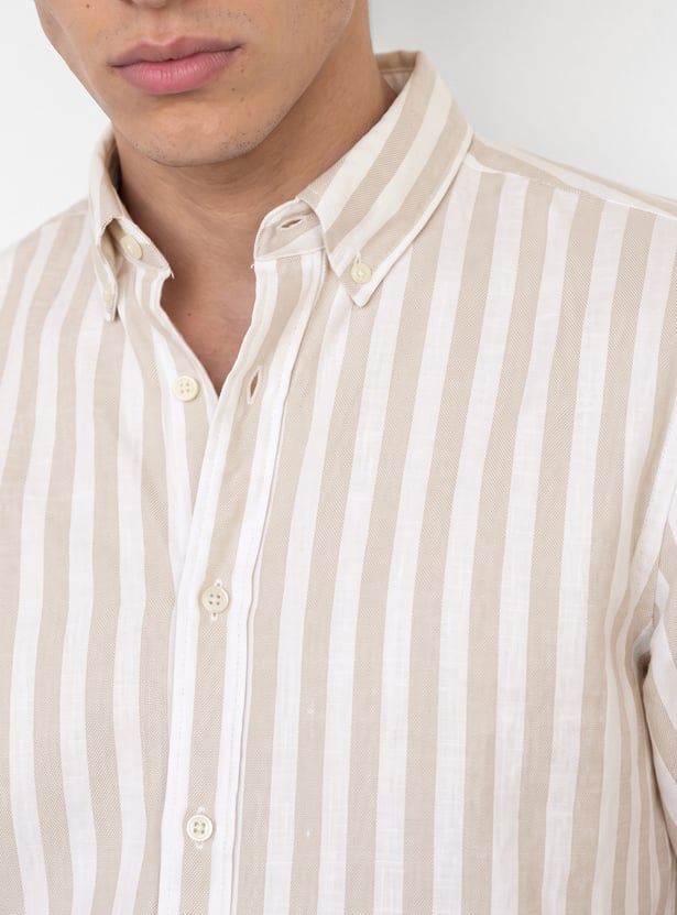 Men Striped Regular Fit Shirt