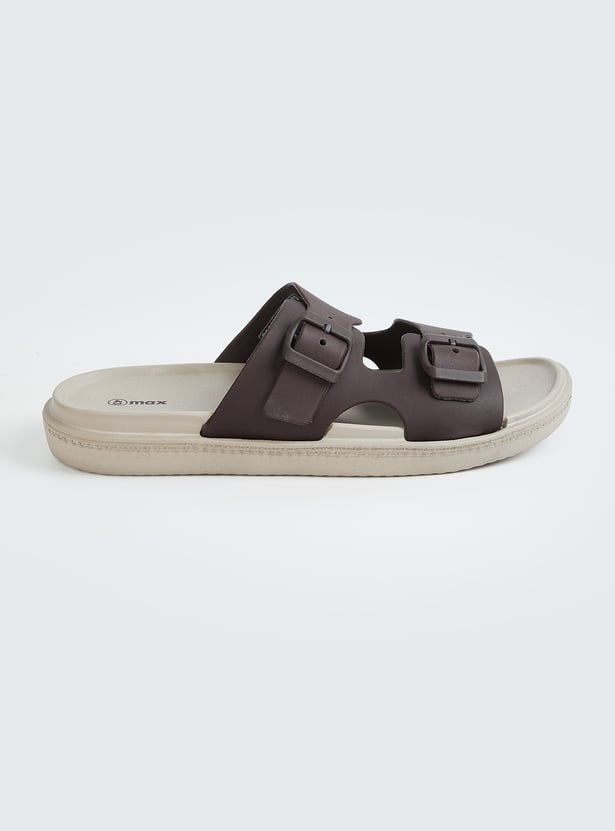Men Solid Sliders