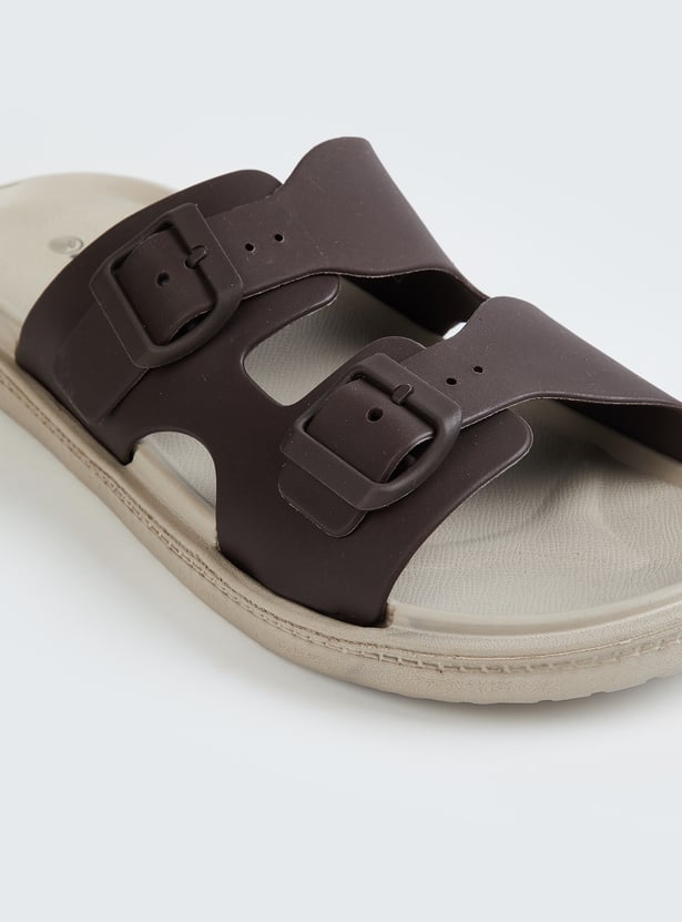 Men Solid Sliders
