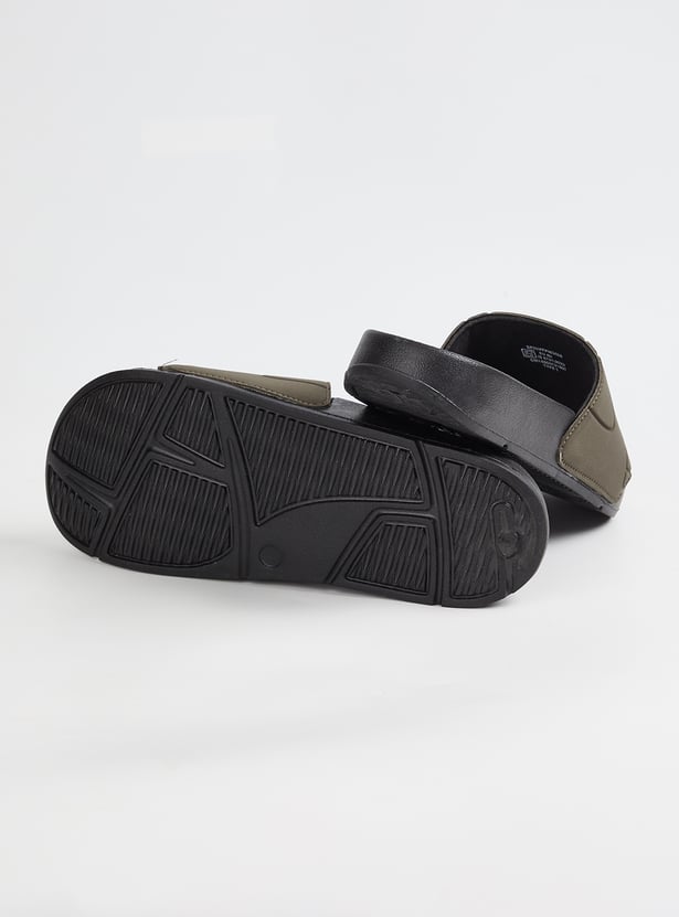 Men Embossed Sliders