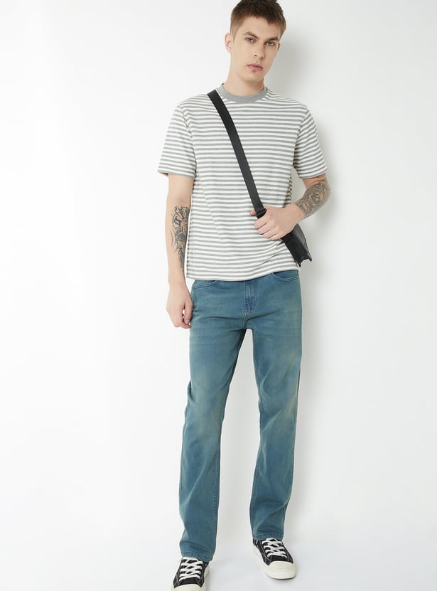 Men Washed Regular Fit Jeans