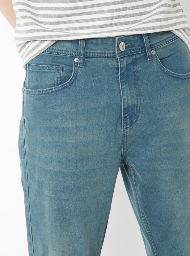 Men Washed Regular Fit Jeans