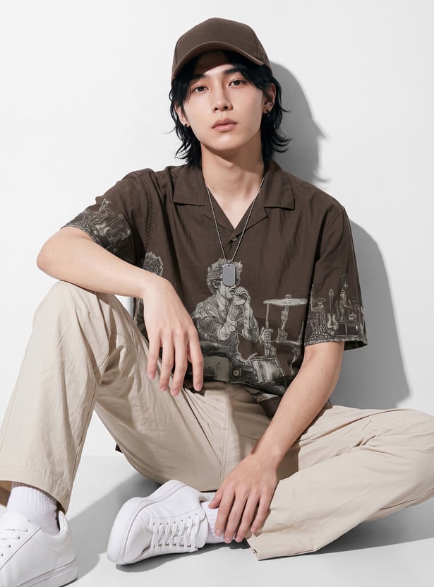 URB_N Men Printed Resort Shirt