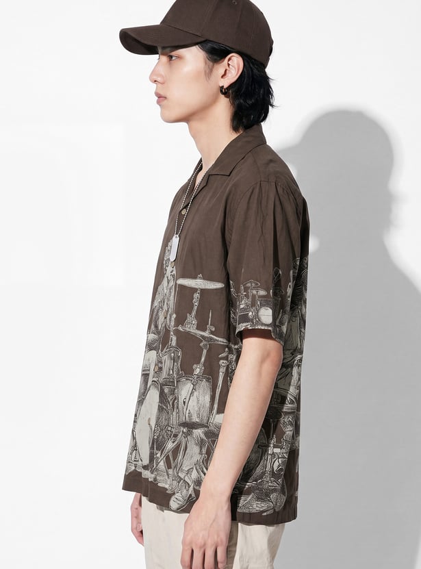 URB_N Men Printed Resort Shirt