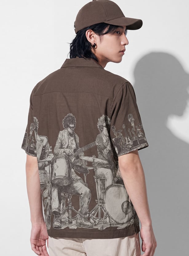 URB_N Men Printed Resort Shirt