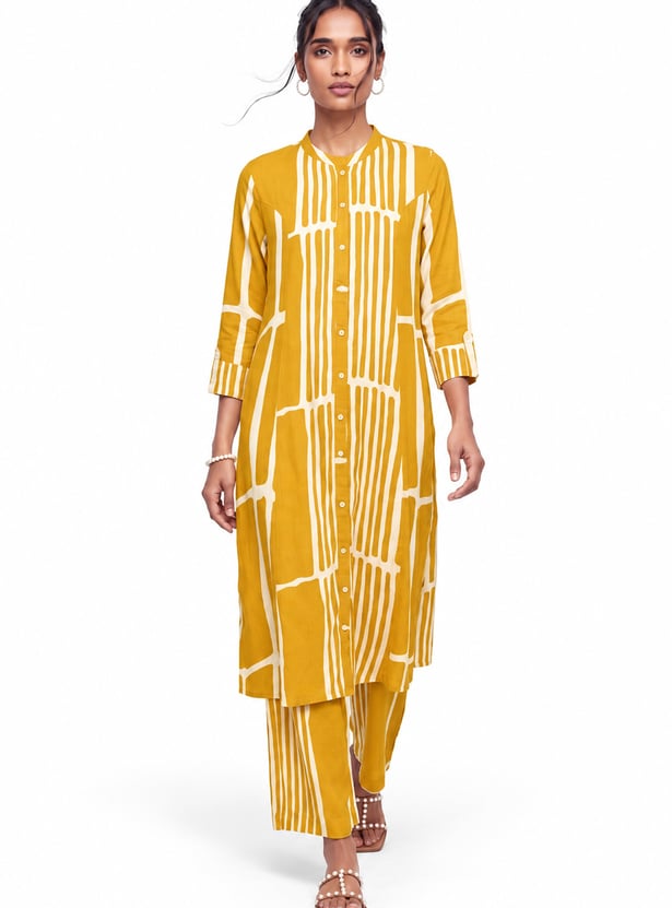Women Printed Straight Kurta Set