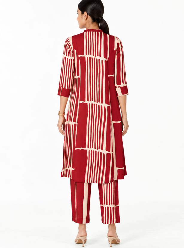 Women Printed A-line Kurta Set