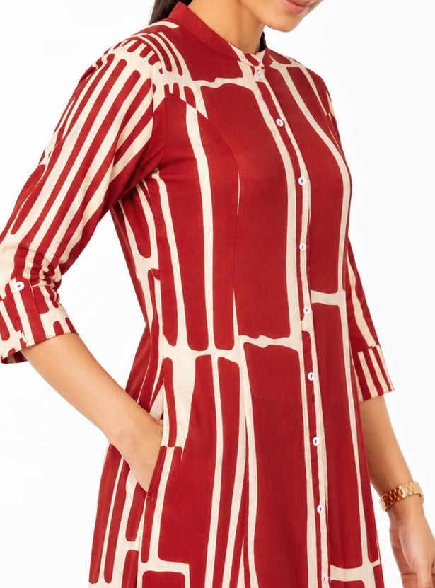 Women Printed A-line Kurta Set