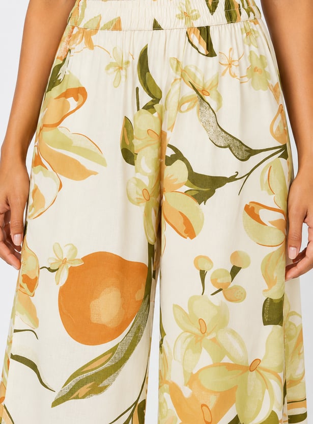 Women Floral Print A-line Kurta Set