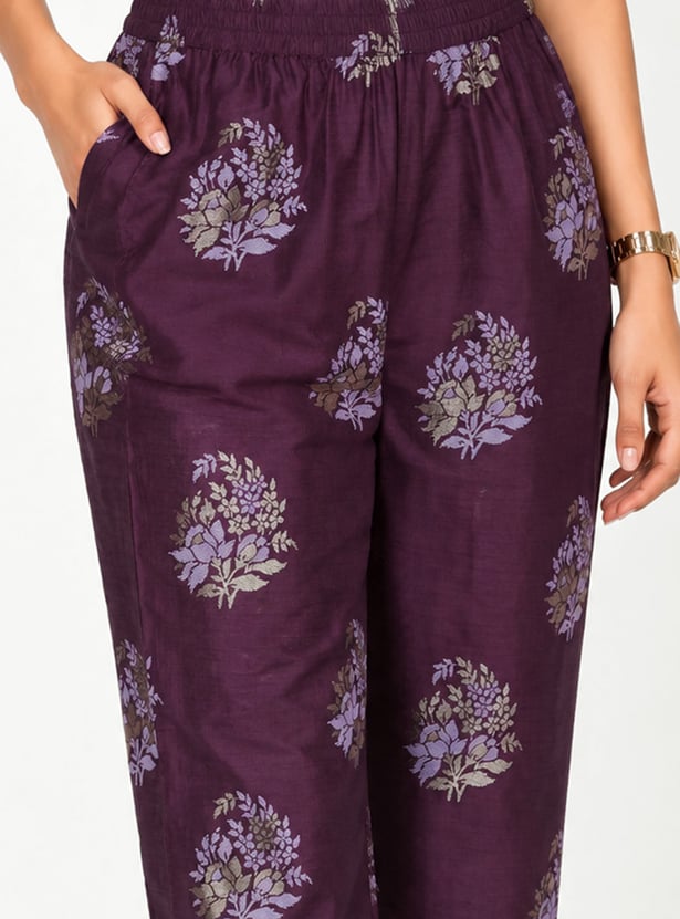 Women Floral Print A-Line Kurta Set