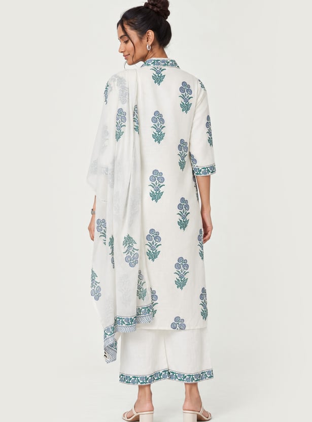 Women Printed Straight Kurta Set