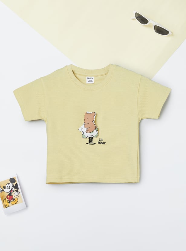 Boys Graphic Appliqued Shorts Set