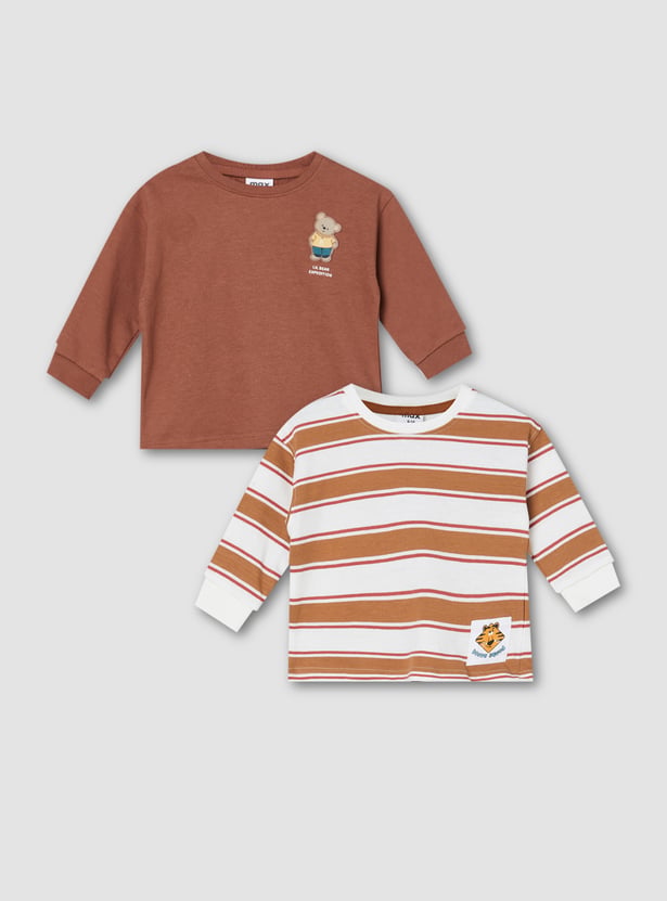 Boys Assorted T-shirts - Pack of 2