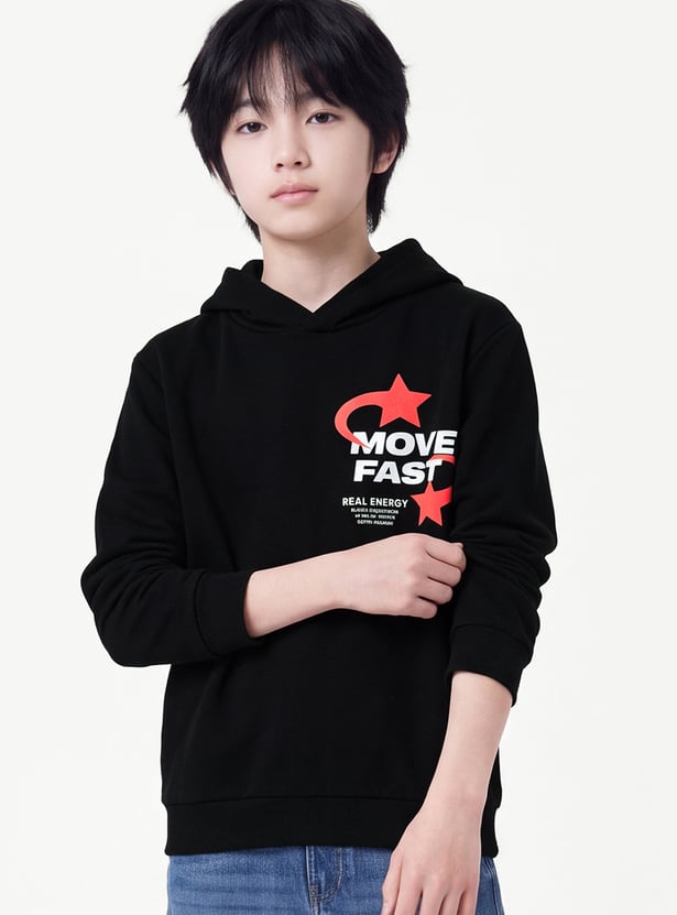 Boys Printed Hoodie