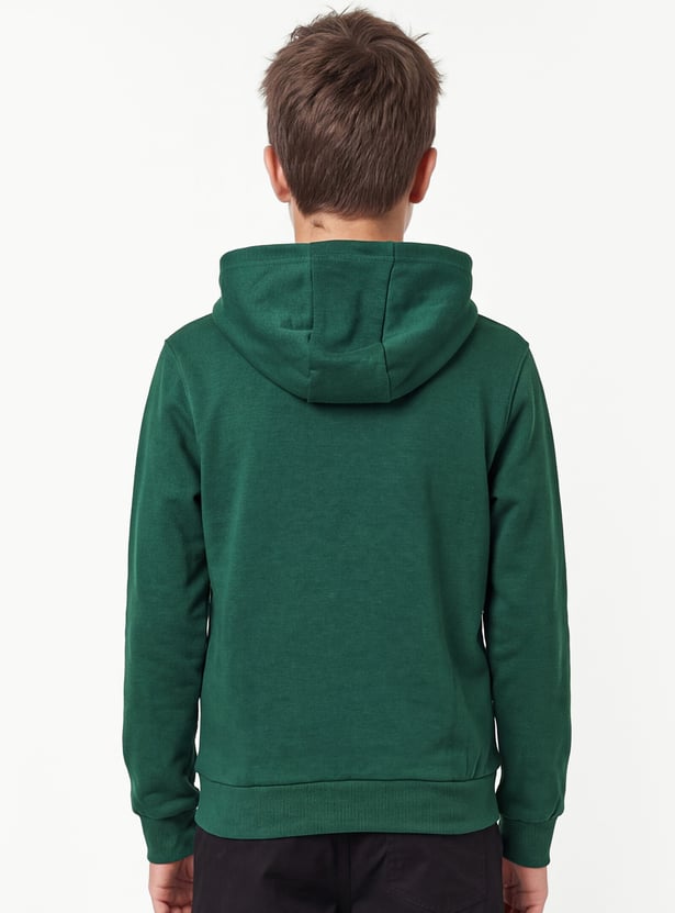 Boys Printed Pullover Hoodie
