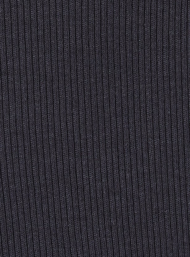 Girls Ribbed Leggings - Pack of 2