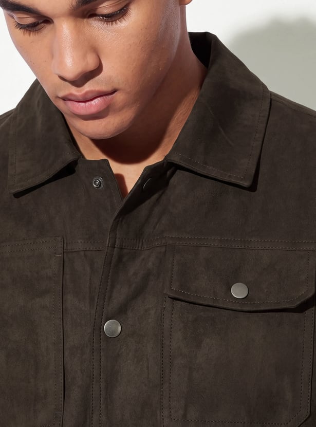 URB_N Men Solid Jacket
