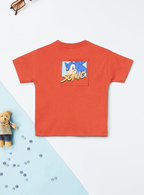 Boys Sonic Printed T-shirt