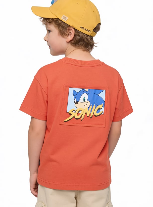 Boys Sonic Printed T-shirt