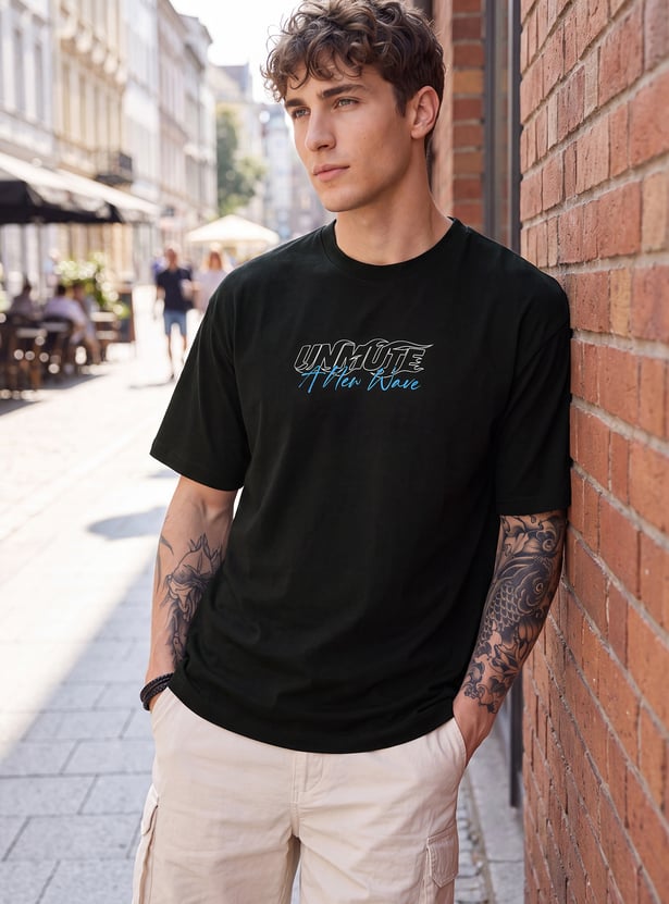 URB_N Men Oversized Printed T-shirt