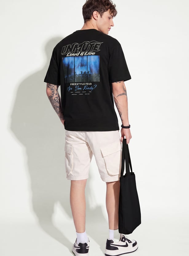URB_N Men Oversized Printed T-shirt