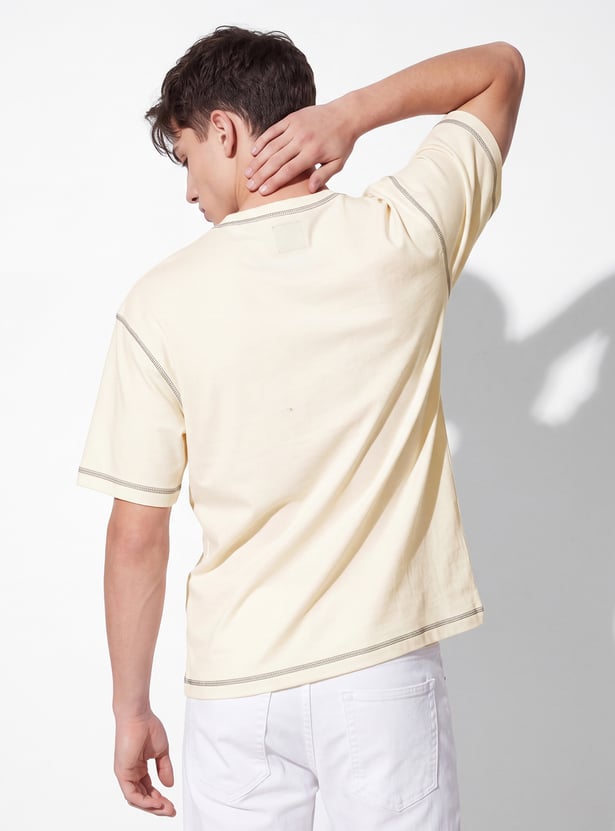 URB_N Men Oversized Solid T-shirt