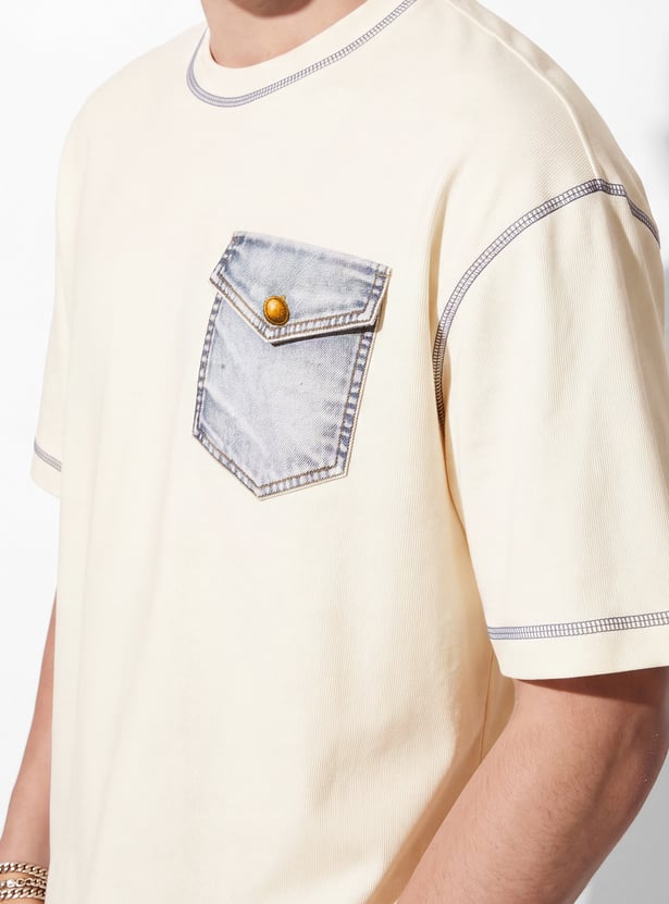 URB_N Men Oversized Solid T-shirt